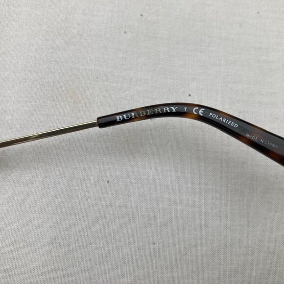 Burberry Men Sunglasses B 3074 1167/83 Aviator Gold Frame - Picture 11 of 14